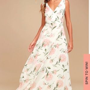 Lulus Floral Maxi Dress